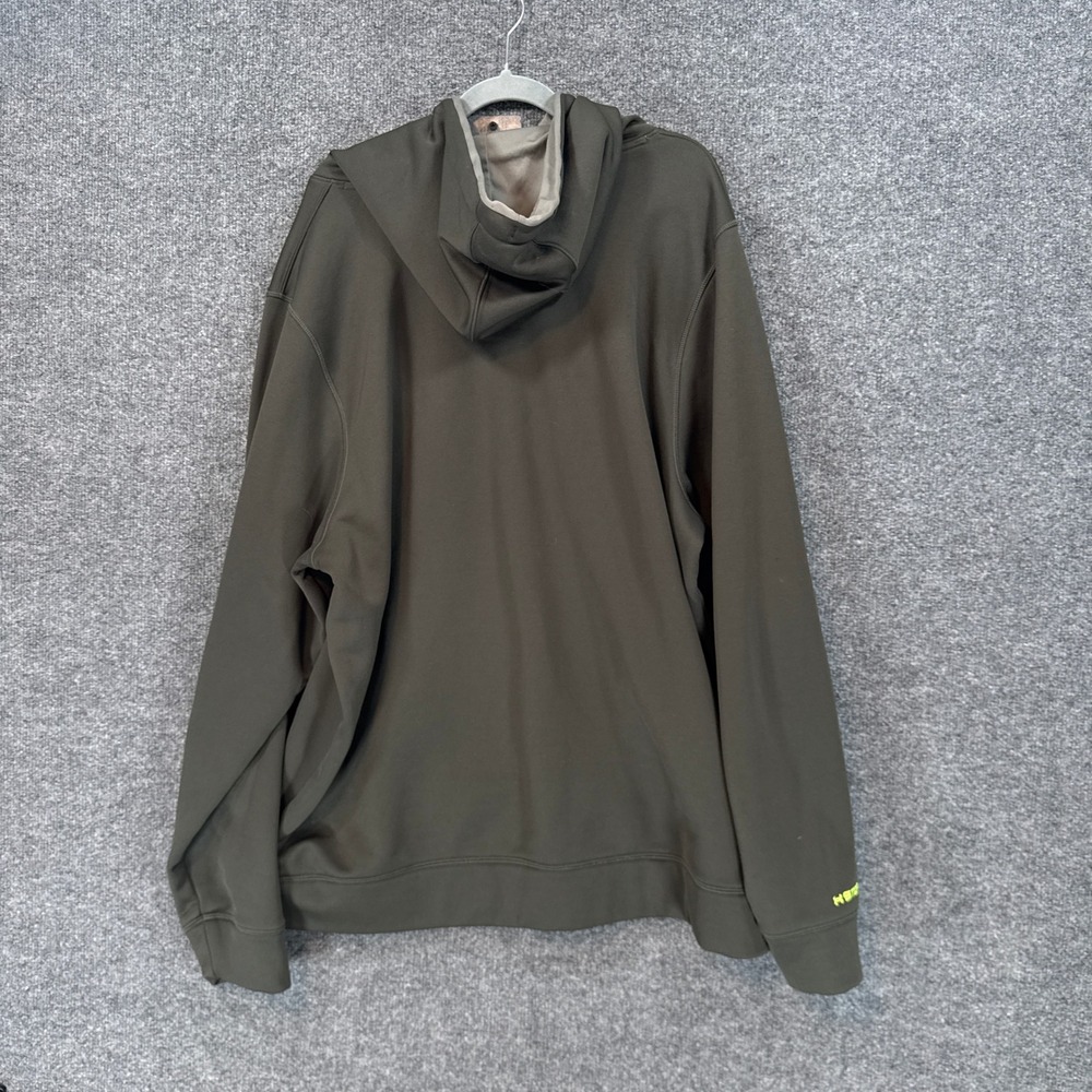Under Armour Hoodie Mens XL Green UA Storm Pullover Big Logo Fleece Sweatshirt - Picture 8 of 9